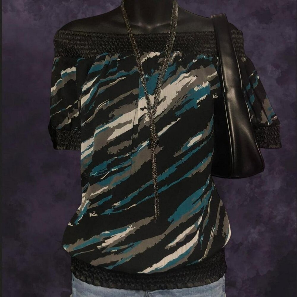 00s Bebe Sheer Blouse